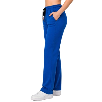 Spodnie medyczne proste klasyczne chabrowe casual premium roz. XS